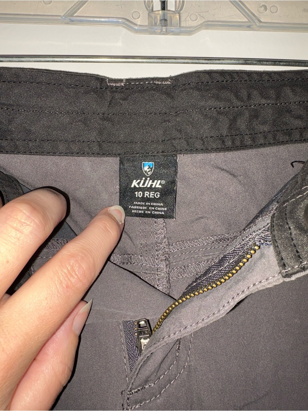 Kuhl gray women’s hiking pants 10 regular